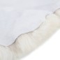 vidaXL Schafpelz Creme 70x100 cm