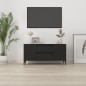 vidaXL TV-Schrank Schwarz 102x44,5x50 cm Holzwerkstoff vidaXL TV-Schrank Schwarz 102x44,5x50 cm Holzwerkstoff