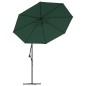 vidaXL Sonnenschirm Ampelschirm mit LED-Beleuchtung 300 cm Metallmast vidaXL Sonnenschirm Ampelschirm mit LED-Beleuchtung 300 cm Metallmast
