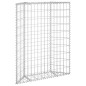 vidaXL Gabionen-Hochbeet Trapezform Verzinkter Stahl 80x20x100 cm vidaXL Gabionen-Hochbeet Trapezform Verzinkter Stahl 80x20x100 cm