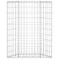 vidaXL Gabionen-Hochbeet Trapezform Verzinkter Stahl 80x20x100 cm vidaXL Gabionen-Hochbeet Trapezform Verzinkter Stahl 80x20x100 cm