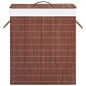 vidaXL Bambus-Wäschekorb mit 2 Fächern Braun 100 L vidaXL Bambus-Wäschekorb mit 2 Fächern Braun 100 L