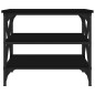 vidaXL Beistelltisch Schwarz 55x38x45 cm Holzwerkstoff vidaXL Beistelltisch Schwarz 55x38x45 cm Holzwerkstoff