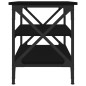 vidaXL Beistelltisch Schwarz 55x38x45 cm Holzwerkstoff vidaXL Beistelltisch Schwarz 55x38x45 cm Holzwerkstoff