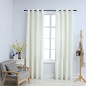 vidaXL Verdunkelungsvorhänge mit Ösen 2 Stk. Samt Creme 140x175 cm vidaXL Verdunkelungsvorhänge mit Ösen 2 Stk. Samt Creme 140x175 cm