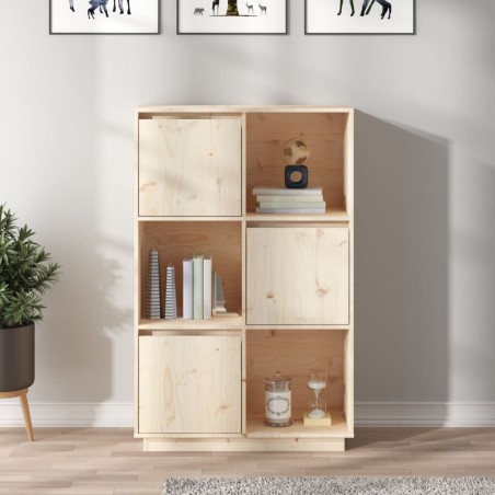 vidaXL Highboard 74x35x117 cm Massivholz Kiefer