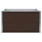 vidaXL Hochbeet 100 x 100 x 45 cm Verzinkter Stahl Braun vidaXL Hochbeet 100 x 100 x 45 cm Verzinkter Stahl Braun