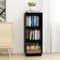 vidaXL Bücherregal/Raumteiler Schwarz 40x35x103 cm Massivholz Kiefer vidaXL Bücherregal/Raumteiler Schwarz 40x35x103 cm Massivholz Kiefer