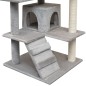 vidaXL Katzen-Kratzbaum Sisal 125 cm Grau vidaXL Katzen-Kratzbaum Sisal 125 cm Grau