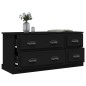 vidaXL TV-Schrank Schwarz 100x35,5x45 cm Holzwerkstoff vidaXL TV-Schrank Schwarz 100x35,5x45 cm Holzwerkstoff