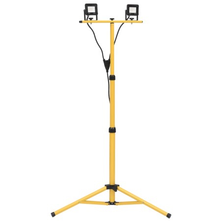 vidaXL LED-Fluter mit Stativ 2x10 W Kaltweiß