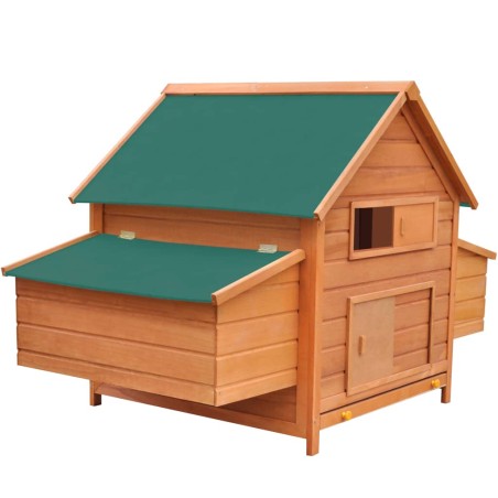 vidaXL Hühnerstall Holz 157x97x110 cm  