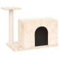 vidaXL Kratzbaum mit Sisal-Kratzsäule Creme 51 cm vidaXL Kratzbaum mit Sisal-Kratzsäule Creme 51 cm