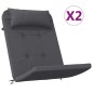 vidaXL Adirondack-Auflagen 2 Stk. Anthrazit Oxford-Gewebe vidaXL Adirondack-Auflagen 2 Stk. Anthrazit Oxford-Gewebe