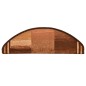 vidaXL Treppenmatten Selbstklebend 15 Stk. Braun 65x21x4 cm vidaXL Treppenmatten Selbstklebend 15 Stk. Braun 65x21x4 cm
