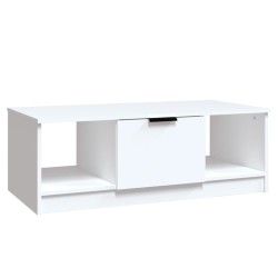 vidaXL Couchtisch Weiß 102x50x36 cm Holzwerkstoff