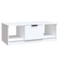 vidaXL Couchtisch Weiß 102x50x36 cm Holzwerkstoff