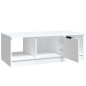 vidaXL Couchtisch Weiß 102x50x36 cm Holzwerkstoff