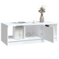 vidaXL Couchtisch Weiß 102x50x36 cm Holzwerkstoff