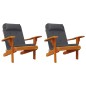 vidaXL Adirondack-Auflagen 2 Stk. Anthrazit Oxford-Gewebe vidaXL Adirondack-Auflagen 2 Stk. Anthrazit Oxford-Gewebe