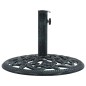 vidaXL Sonnenschirmständer Grün 9 kg 40 cm Gusseisen vidaXL Sonnenschirmständer Grün 9 kg 40 cm Gusseisen
