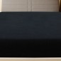 vidaXL Spannbettlaken Jersey Schwarz 100x200 cm Baumwolle vidaXL Spannbettlaken Jersey Schwarz 100x200 cm Baumwolle
