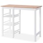 vidaXL Bar Set 3 Stück MDF Weiß vidaXL Bar Set 3 Stück MDF Weiß