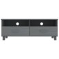 vidaXL TV-Schrank HAMAR Dunkelgrau 106x40x40 cm Massivholz Kiefer vidaXL TV-Schrank HAMAR Dunkelgrau 106x40x40 cm Massivholz Kiefer