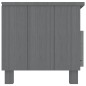 vidaXL TV-Schrank HAMAR Dunkelgrau 106x40x40 cm Massivholz Kiefer vidaXL TV-Schrank HAMAR Dunkelgrau 106x40x40 cm Massivholz Kiefer