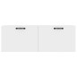 vidaXL Wandschrank Hochglanz-Weiß 100x36,5x35 cm Holzwerkstoff vidaXL Wandschrank Hochglanz-Weiß 100x36,5x35 cm Holzwerkstoff