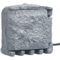 vidaXL Gartensteckdose 4-fach Wasserdicht Polyharz Grau vidaXL Gartensteckdose 4-fach Wasserdicht Polyharz Grau