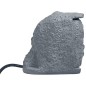 vidaXL Gartensteckdose 4-fach Wasserdicht Polyharz Grau vidaXL Gartensteckdose 4-fach Wasserdicht Polyharz Grau