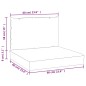 Palettenkissen 2 Stk. Rosa Oxford-Gewebe Palettenkissen 2 Stk. Rosa Oxford-Gewebe
