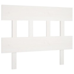 vidaXL Kopfteil Weiß 93,5x3x81 cm Massivholz Kiefer
