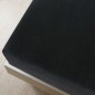 vidaXL Spannbettlaken Jersey Schwarz 140x200 cm Baumwolle vidaXL Spannbettlaken Jersey Schwarz 140x200 cm Baumwolle