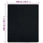 vidaXL Spannbettlaken Jersey Schwarz 140x200 cm Baumwolle vidaXL Spannbettlaken Jersey Schwarz 140x200 cm Baumwolle