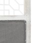 vidaXL 4-tlg. Raumteiler Grau 140x165 cm Stoff vidaXL 4-tlg. Raumteiler Grau 140x165 cm Stoff