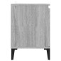 vidaXL TV-Schrank mit Metallbeinen Grau Sonoma 103,5x35x50 cm vidaXL TV-Schrank mit Metallbeinen Grau Sonoma 103,5x35x50 cm