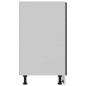 vidaXL Schubunterschrank Hochglanz-Schwarz 80x46x81,5 cm Holzwerkstoff vidaXL Schubunterschrank Hochglanz-Schwarz 80x46x81,5 cm Holzwerkstoff