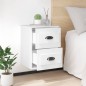 vidaXL Wand-Nachttisch Hochglanz-Weiß 41,5x36x53 cm vidaXL Wand-Nachttisch Hochglanz-Weiß 41,5x36x53 cm