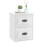 vidaXL Wand-Nachttisch Hochglanz-Weiß 41,5x36x53 cm vidaXL Wand-Nachttisch Hochglanz-Weiß 41,5x36x53 cm