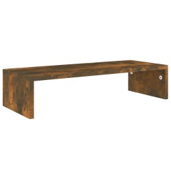 vidaXL Monitorständer Räuchereiche 60x23,5x12 cm Holzwerkstoff
