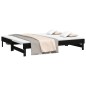 vidaXL Tagesbett Ausziehbar Schwarz 2x(90x200) cm Massivholz Kiefer vidaXL Tagesbett Ausziehbar Schwarz 2x(90x200) cm Massivholz Kiefer