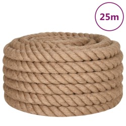 vidaXL Juteseil 25 m Länge 36 mm Stärke