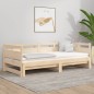 vidaXL Tagesbett Ausziehbar Massivholz Kiefer 2x(90x200) cm vidaXL Tagesbett Ausziehbar Massivholz Kiefer 2x(90x200) cm