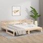 vidaXL Tagesbett Ausziehbar Massivholz Kiefer 2x(90x200) cm vidaXL Tagesbett Ausziehbar Massivholz Kiefer 2x(90x200) cm