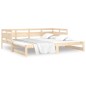 vidaXL Tagesbett Ausziehbar Massivholz Kiefer 2x(90x200) cm vidaXL Tagesbett Ausziehbar Massivholz Kiefer 2x(90x200) cm