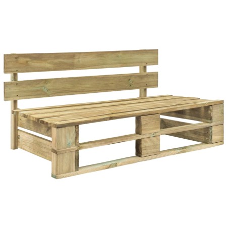 vidaXL Outdoor-Bank Paletten Holz