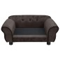 vidaXL Hundesofa Braun 72x45x30 cm Plüsch vidaXL Hundesofa Braun 72x45x30 cm Plüsch