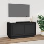 vidaXL TV-Schrank Schwarz 80x35x45 cm Holzwerkstoff vidaXL TV-Schrank Schwarz 80x35x45 cm Holzwerkstoff